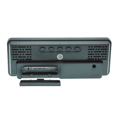 Часы-будильник VST-898-5 синие.цифры