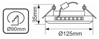 Светильник точ.Ecola Модерн H4 LD7069 GX-53 4К розов/хром.