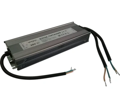 Блок питания APEYRON 250Вт 24В 10,4А IP67 270*95*35мм на магазин