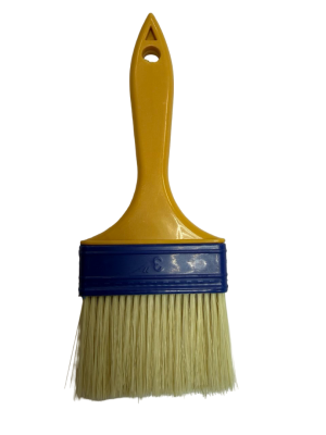 Кисть плоская 75*200мм желто/синяя Китай