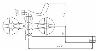 Смеситель для ванны CN2225