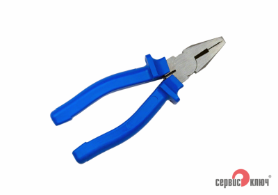 Пассатижи СЕРВИС КЛЮЧ 160мм синие ручки 71160