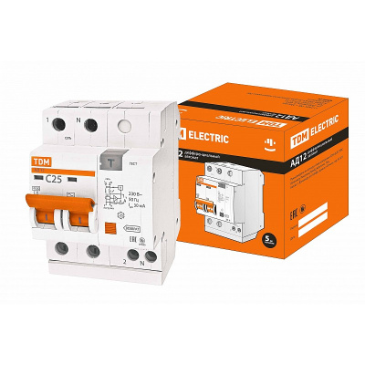 Диф.автомат 2П 25А 30мА ИЭК