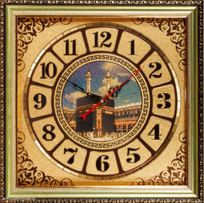 Часы-картина мусульманские 39*39 С5-10200-1