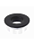 Накладка д/перелива раковины черная металл. d23-25мм
