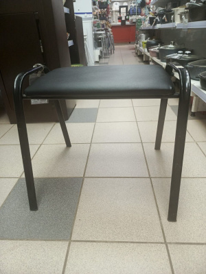 Банкетка 60см метал. к/з черн 99/черн