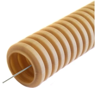 23118 Труба гофр.16мм ПВХ сосна с зондом 1м 