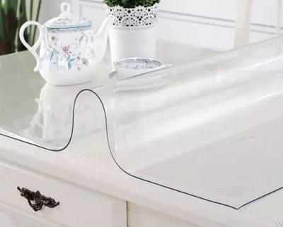 Клеёнка прозр Лазер силикон 80см