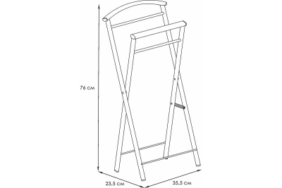 Вешалка костюмная Контур малый ВНП398Ч