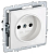 Розетка 1СП б/з мех. 16А бел.Brite  BR-R10-10-K01