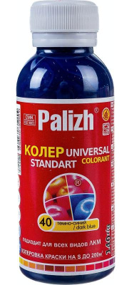 Колер  Палитра № 40 темно-синий 100мл