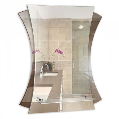 Зеркало MIXLINE Рио 550х685 с полкой
