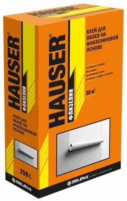 Клей д/обоев Флизелин 250гр "HAUSER"