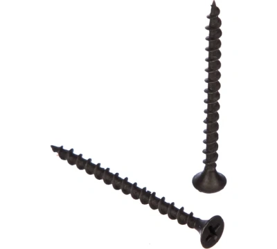 0200369 Саморез черный 3,5х51 потай крупная резьба 100шт