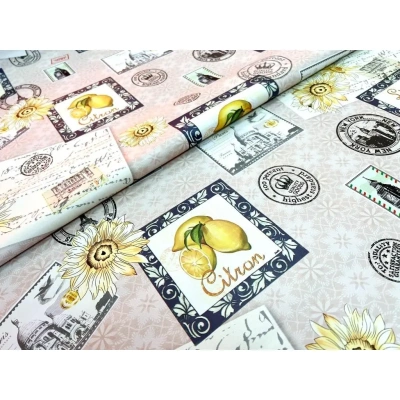 Клеенка "PRINT" на тканевой основе ш.1,37  1м 