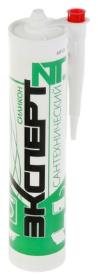 Герметик "Эксперт" силик. Белый 280мл Санитарный
