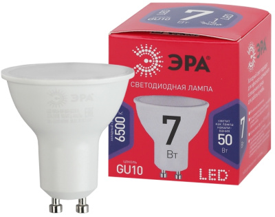 Лампа Эра GU10 7W 220V 6500