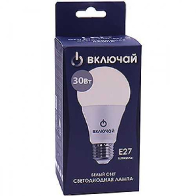Лампа Включай LED 30Вт Е27 А70/75 4000К