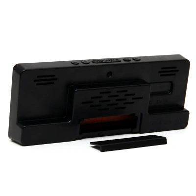 Часы-будильник термометр, календарь,USB 15*6.3см