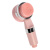 Лейка д/душа ZEIN Z3549, 3-режима, с резин.щетками, отсек д/геля, розовая 9931306