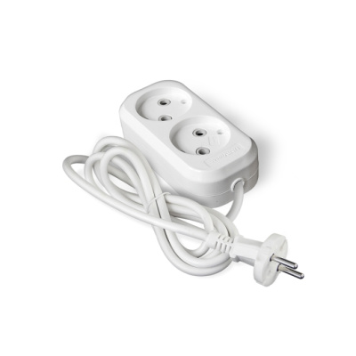 Удлинитель "У" 2роз.2м ПВС 2х0,75 б/з Е-202