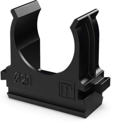 687537 Крепеж д/трубы 20мм черн.