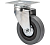 Колесо поворотное d-75мм на площадке