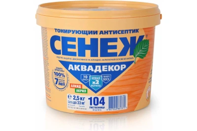 Сенеж Аквадекор Х2-104 лиственница 2,5кг