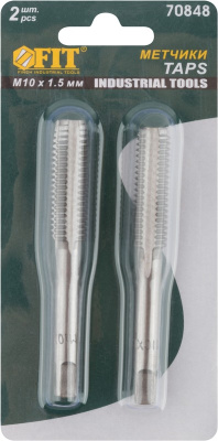 Метчики метрические М10х1,5мм 2шт 70848