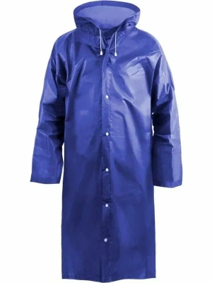 Дождевик 75*120см синий с капюшон 
