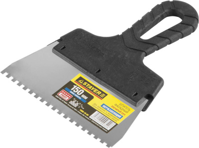 Шпатель зубчатый  Stayer 150мм 4*4 (1009-15-04)