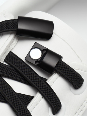 Шнурки с плоск.сечением 6мм 100см пара на магните 9415956