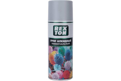 Грунт аэроз. алкид.(серый) 520мл "REXTON"