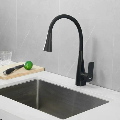 Смеситель для кухни НВ73823-7 черный
