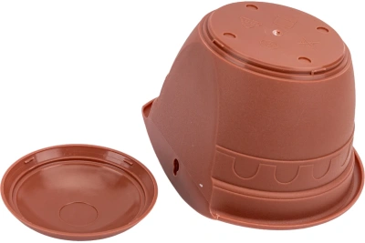 Кашпо настенное Колывань Д 16см терракотовый (С 111Т)