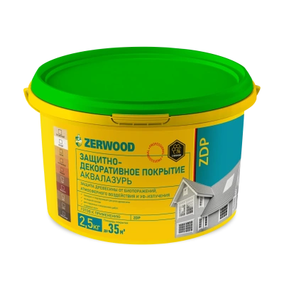 Защита-декор. покр.(калужница) 2,5кг "ZERWOOD"акриловое