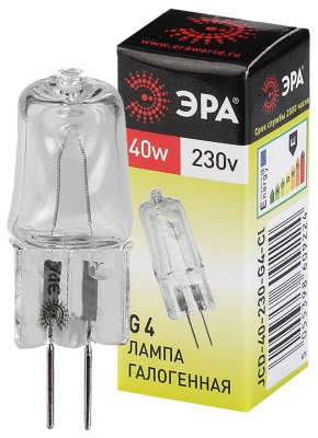 Лампа Эра JCD G4 40W 220V