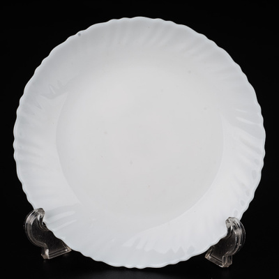 Тарелка плоская круглая 7.5" 100бел-твч75