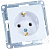Розетка 1СП Atlasdesign с/з мех.бел.ATN000143
