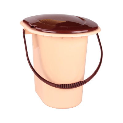 Ведро-туалет 18л бежевый М1525