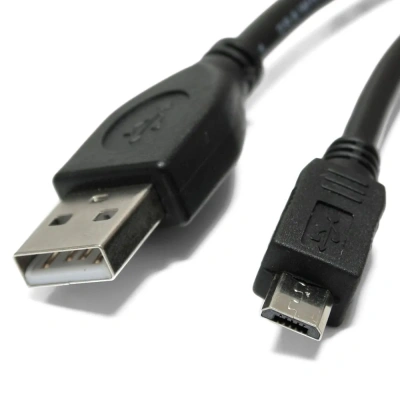  Кабель USB -micro USB SB 1,5м черн. IK-020
