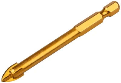 Сверло по кафелю 4гр титан.8мм под биту 35477