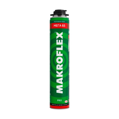 Пена ПРО монтаж. (0,85л) всесез. "МАКРОФЛЕКС MEGA 65"