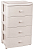 Комод 4х сек.М6838 "Флоран" сл.кость