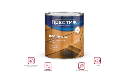 Эмаль д/пола крас-кор .2,8кг "Престиж"
