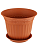 Кашпо "Дубок" 16,0л (терракотовый) 