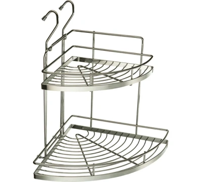 YJ-G209А Полка угловая 2-х яр. хром