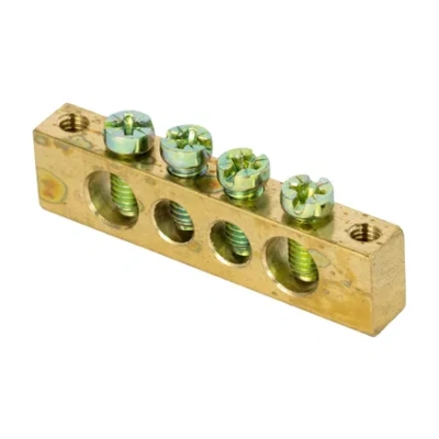 Шина нулевая EKF (6*9мм) 4отв. крепеж по краям