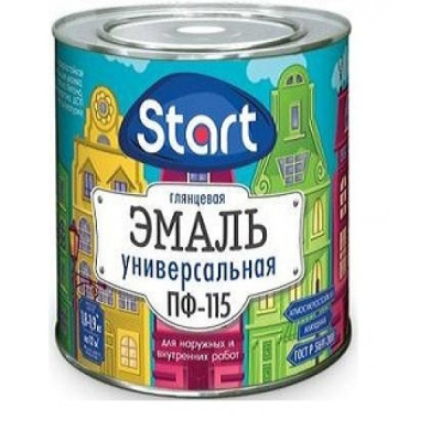 Эмаль ПФ-115 чёрный 0,8кг СТАРТ