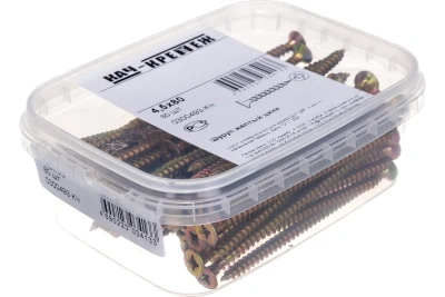 Шуруп желтый цинк 4,5х80мм 80шт